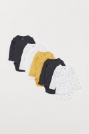 HM   Pack de 5 bodies cruzados