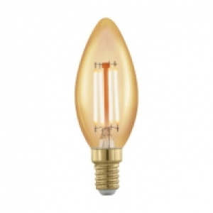 Bricoking  BOMBILLA E14 LED V37 4W AMBER 1700K 1STK