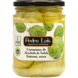 Hipercor  PEDRO LUIS corazones de alcachofas D.O. Tudela frasco 252 g 