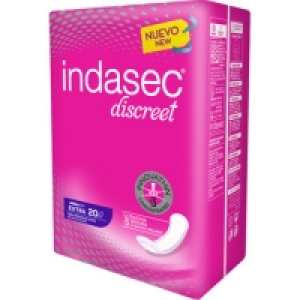 Hipercor  INDASEC Discreet compresa de incontinencia extra bolsa 20 un