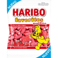 Hipercor  HARIBO Favoritos Red Pica regaliz rojo con azúcar bolsa 150 