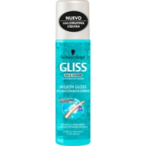 Hipercor  GLISS acondicionador Expréss Million Gloss con keratina líqu