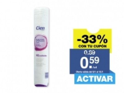 Lidl  Cien® Discos para desmaquillar