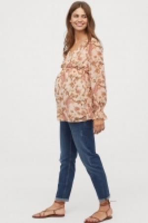 HM   MAMA Blusa con escote de pico