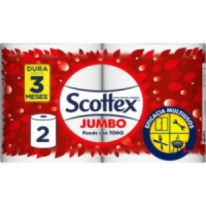 SCOTTEX papel de cocina Jumbo multiusos 2 capas paquete 2 ro 4.95 €