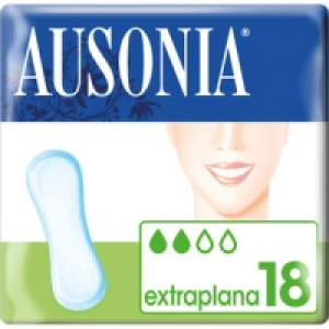 AUSONIA compresa sin alas extraplana normal bolsa 18 unidade 1.89 €