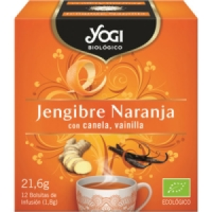 YOGI infusión de jengibre naranja con canela y vainilla ecol 2.89 €