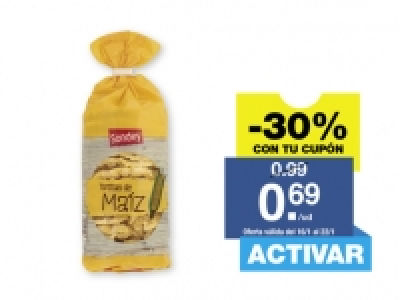 Sondey® Tortitas de maíz 0.69 €