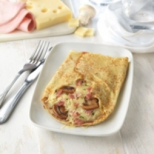 LaSirena  Crepes de jamón y champiñones