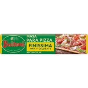 BUITONI Finíssima masa para pizza rectangular fina y crujien