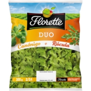 FLORETTE Duo ensalada de canónigo + rúcula bolsa 100 g