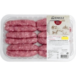 Hipercor  GURMESA longaniza de cerdo fresca blanca sin gluten peso apr