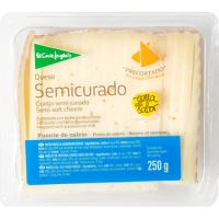 Hipercor  EL CORTE INGLES queso semicurado mezcla madurado graso elabo