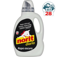 Hipercor  NORIT Diario detergente máquina líquido ropa Oscura botella 