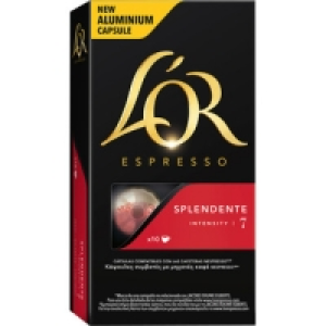 Hipercor  LOR ESPRESSO café Splendente intensidad 7 estuche 10 cápsul