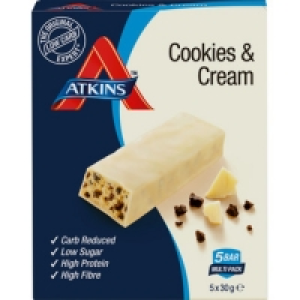 ATKINS barritas de cookies y crema bajas en carbohidratos 5