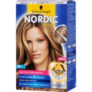 Hipercor  SCHWARZKOPF NORDIC Blonde M1 mechas radiantes aclarante con 