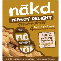Hipercor  NAKD barritas de fruta y cacahuetes 100% naturales y sin azú