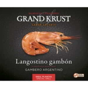 Hipercor  GRAND KRUST gambón crudo 14-21 piezas sin gluten estuche 700