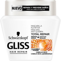 Hipercor  GLISS Hair Repair mascarilla nutritiva Total Repair con kera