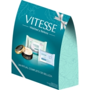 Hipercor  VITESSE estuche con crema anti-edad tarro 150 ml + toallitas