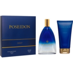 Hipercor  POSEIDON Deep estuche con eau de toilette masculina natural 