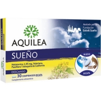 Hipercor  AQUILEA Sueño con Melatonina 1,95 mg, Valeriana, pasiflora y
