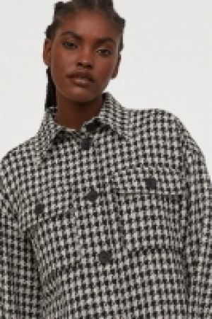 HM   Camisa en tejido de jacquard