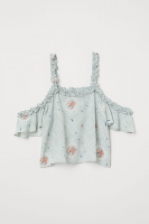 HM   Top corto hombros cut-out