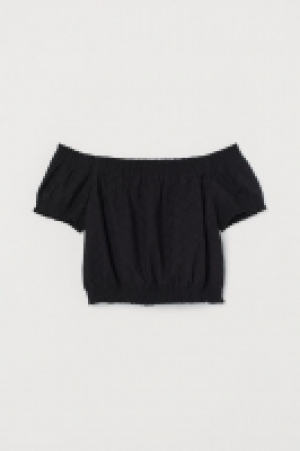 HM   Blusa off-shoulder de algodón