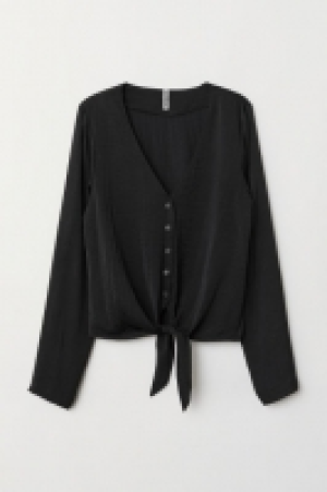  Blusa anudada con cuello en V 11.99 €