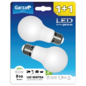 PACK BOMBILLAS 1+1 LED 3.99 €