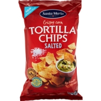 Hipercor  SANTA MARIA tortilla chips natural bolsa 185 g