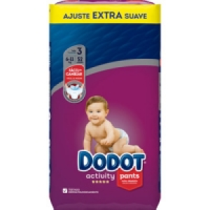 DODOT Activity Pants pañales de 6 a 11 kg talla 3 paquete 52 22.49 €