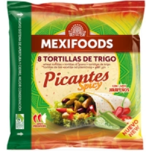 MEXIFOODS tortillas de trigo picantes con jalapeños para faj 1.25 €