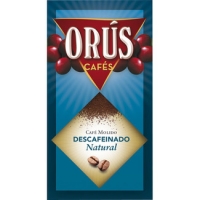 Hipercor  ORUS café descafeinado molido natural paquete 250 g