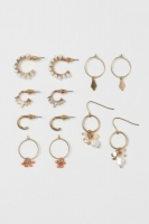  6 pares de pendientes de aro 5.99 €