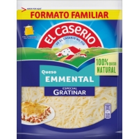 Hipercor  EL CASERIO queso rallado emmental especial para gratinar bol