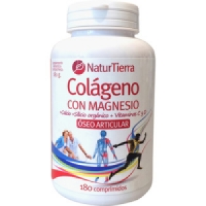 NATURTIERRA colágeno con magnesio, calcio, silicio orgánico