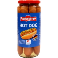 Hipercor  POPPENBURGER salchichas americanas hot dog 6 unidades frasco