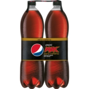 Hipercor  PEPSI MAX Zero Azúcar ZERO CAFEÍNA refresco de cola pack 2 b