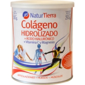 NATURTIERRA colágeno hidrolizado con ácido hialurónico, vita