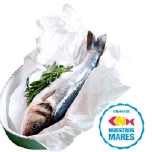 Hipercor  Lubina nacional pieza 800-1 kg
