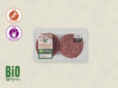 Hamburguesa de vacuno ecológica 1.79 €