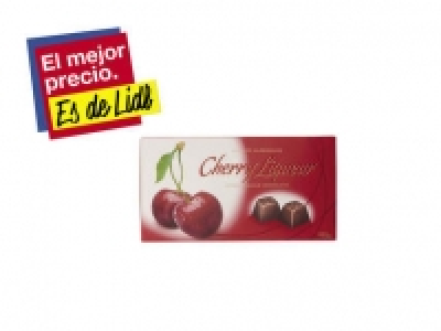 Lidl  Bombones con licor y cereza entera