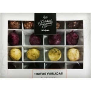 Hipercor  CALIDAD ARTESANA trufas surtidas 16 unidades envase 180 g