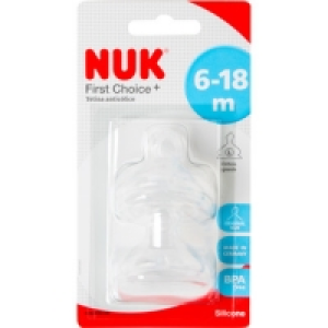 NUK tetina anatómica de silicona con sistema anticólico comp 7.20 €