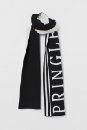 HM   Bufanda con motivo intarsia