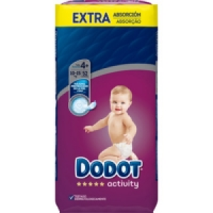 DODOT Activity pañales de 10 a 15 kg talla 4+ Extra absorció