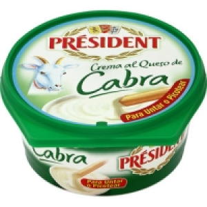 PRESIDENT crema de queso de cabra para untar tarrina 125 g